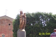 Ceri. Statua della Madonna col Bambino restaurata